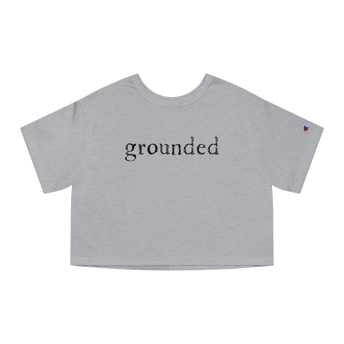 "grounded" women's cropped T-Shirt