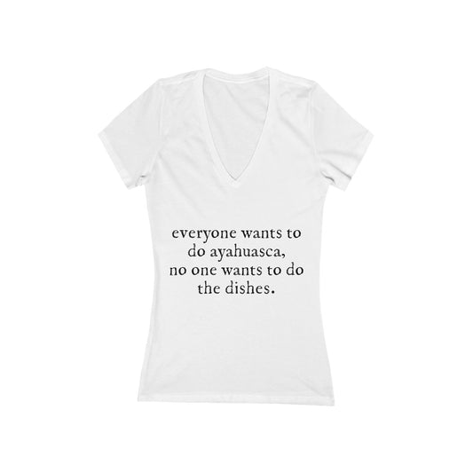 "everyone wants to do aya...." women's  v-neck t-shirt