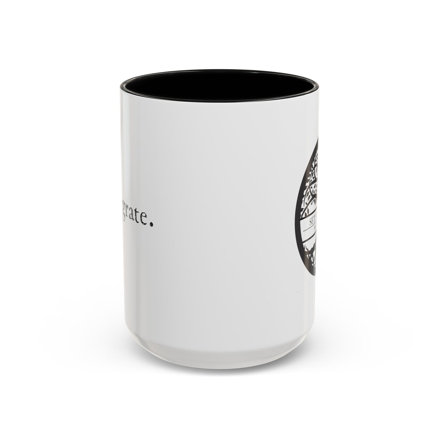 "just integrate" Coffee mug