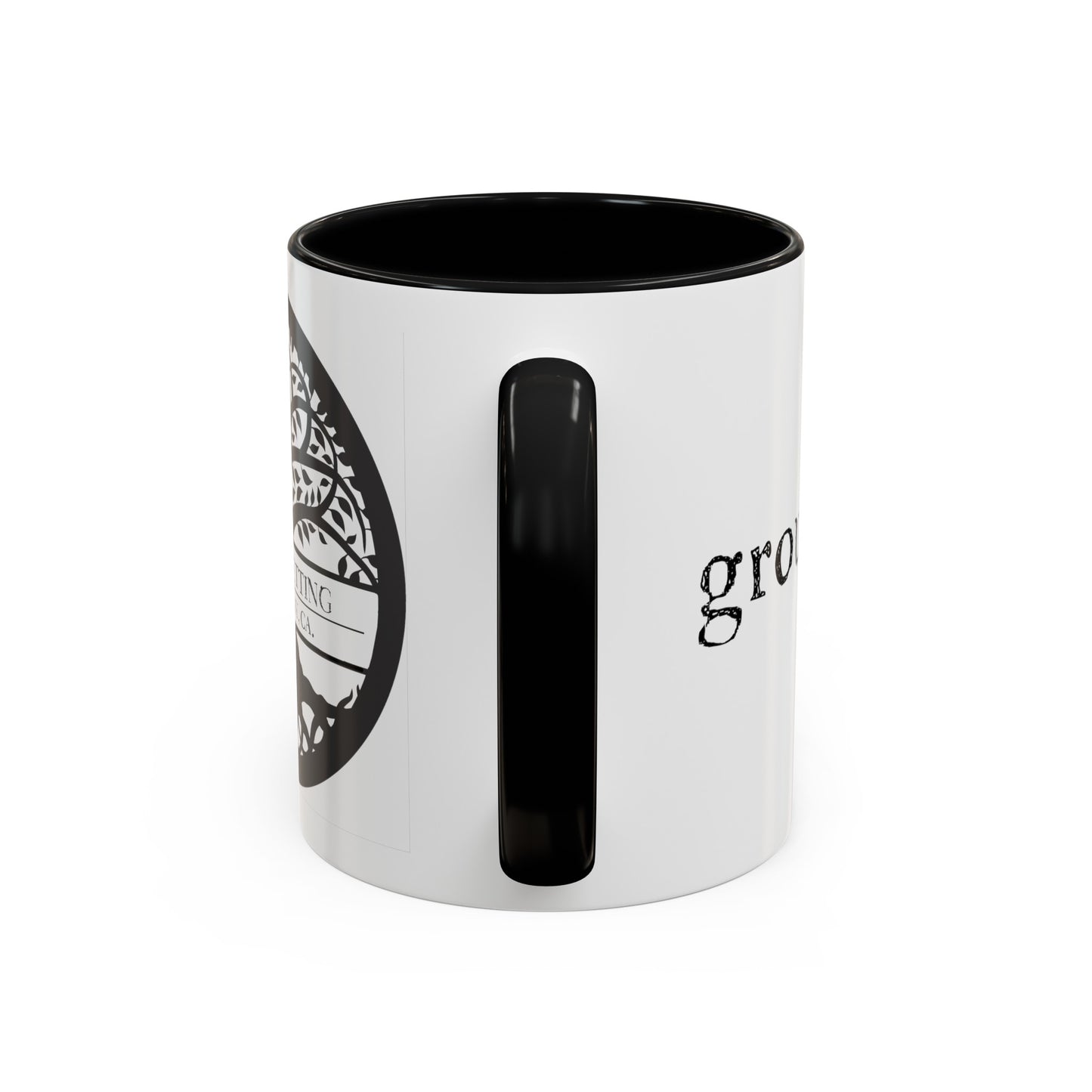 "grounded" coffee mug