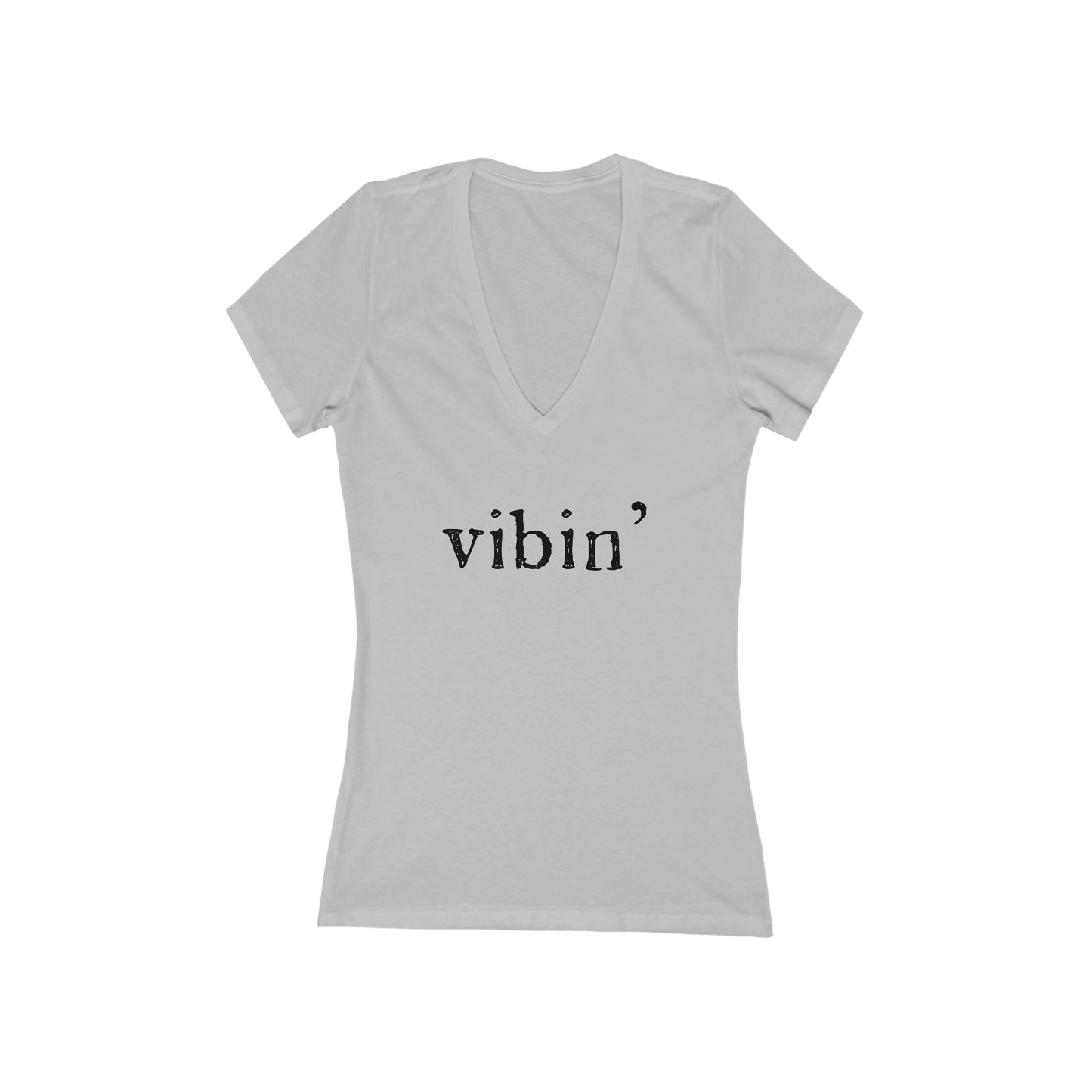 "vibin" women's v-neck tee