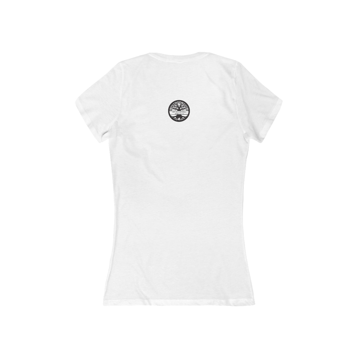 "vibin" women's v-neck tee