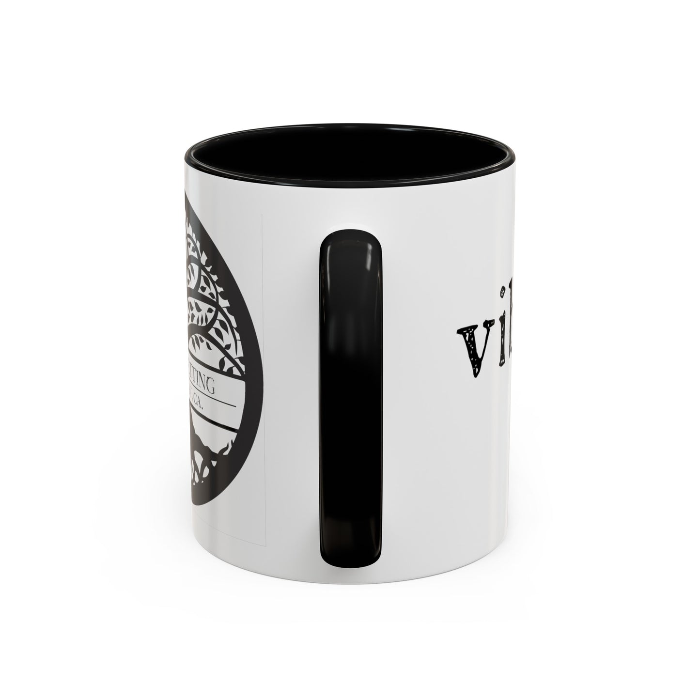 "vibin" coffee mug