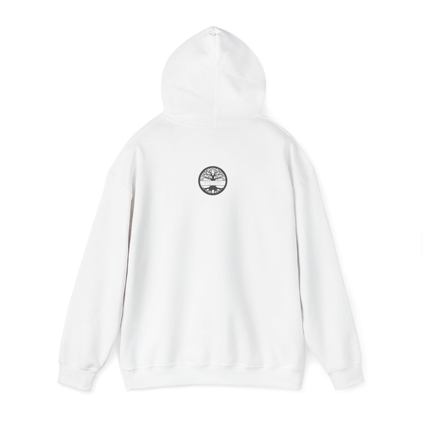 "the meaning of life...." Alan Watts hooded sweatshirt