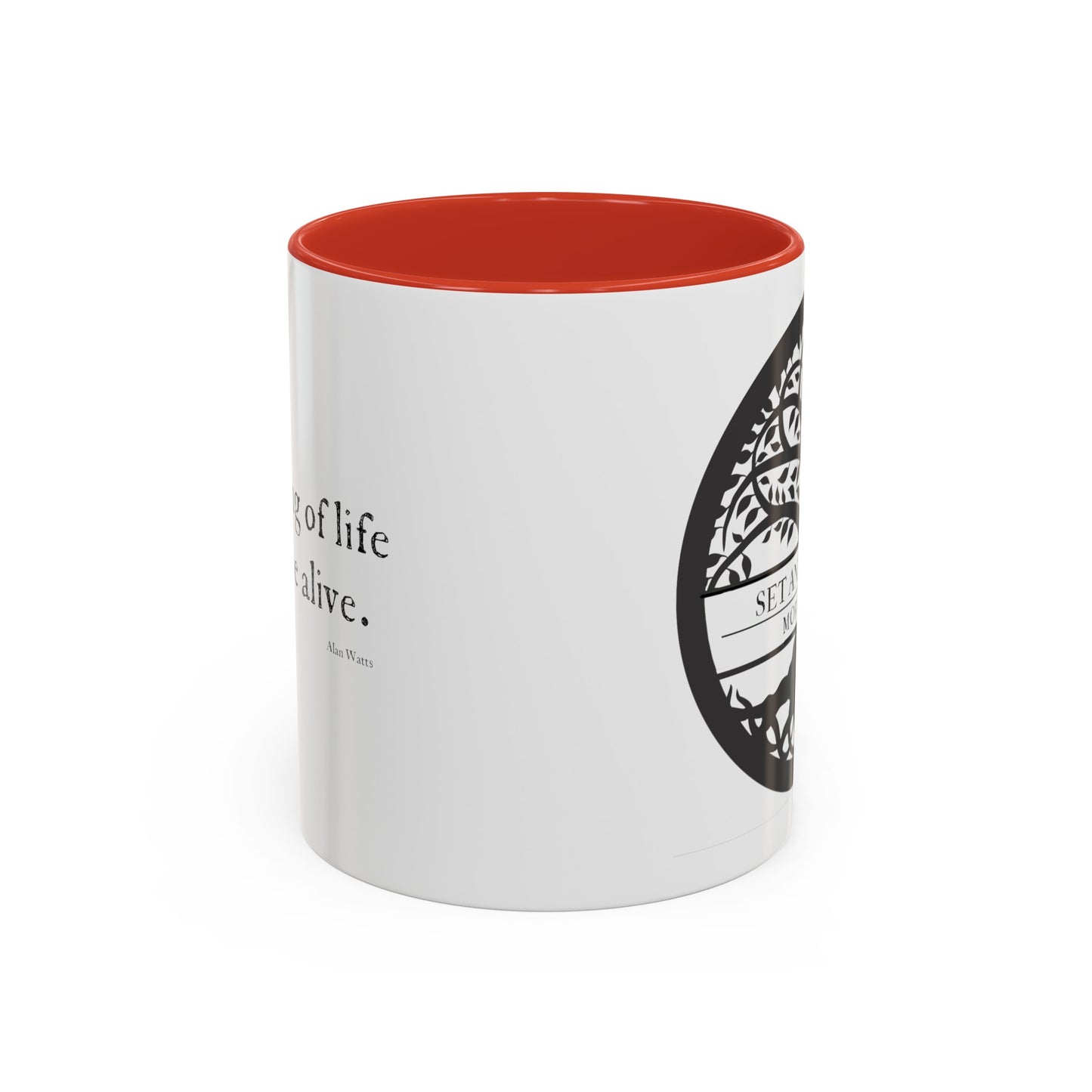 "the meaning of life..." Alan Watts  coffee mug