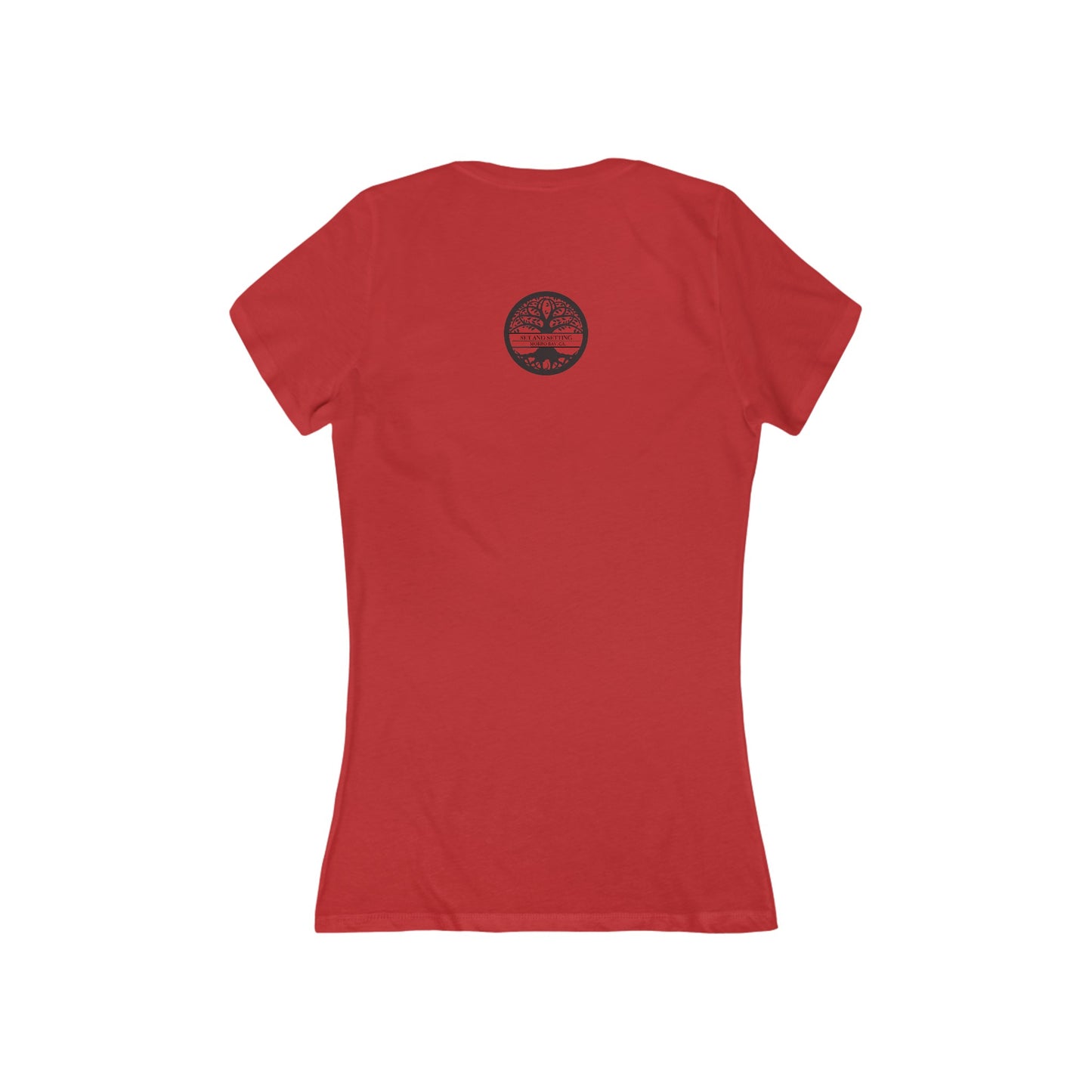 "avoid gurus...." Terence McKenna women's v neck t-shirt