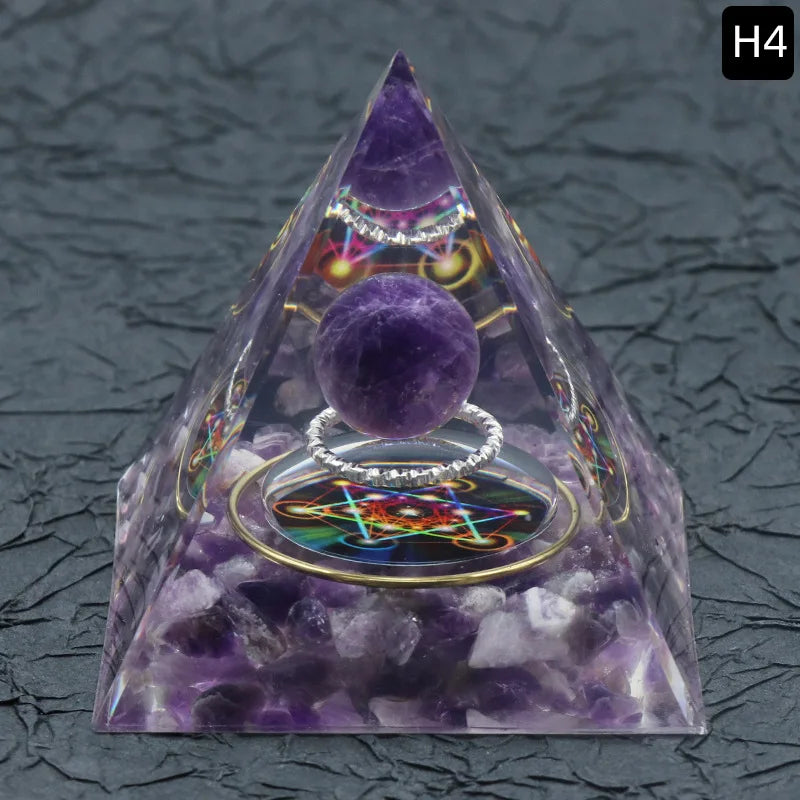 60mm crystal orgone pyramid energy generator